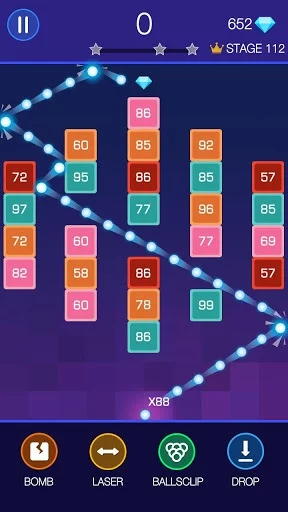 Изображение игры: Bricks Breaker - Glow Balls