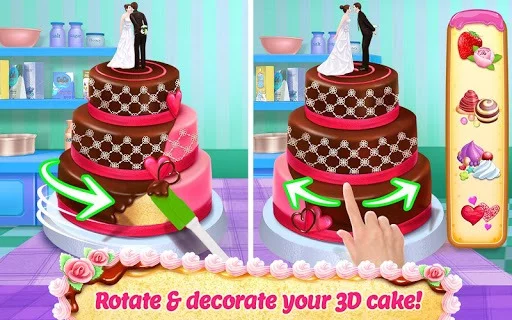 Изображение игры: Real Cake Maker 3D - Bake, Design & Decorate