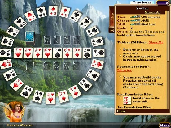 Изображение игры: Hardwood Solitaire IV
