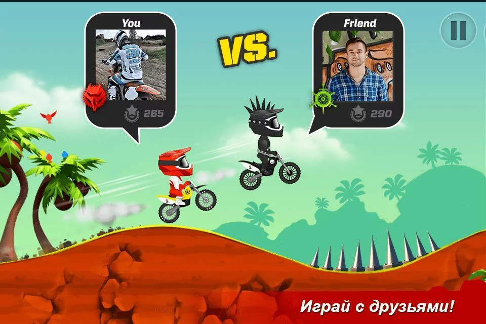 Изображение игры: Bike Up!