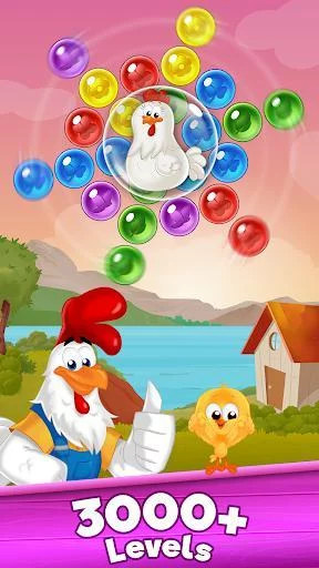 Изображение игры: Farm Bubbles Bubble Shooter Pop