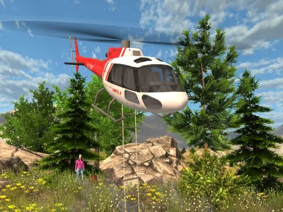 Изображение игры: Helicopter Rescue Simulator