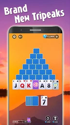 Изображение игры: Solitaire TriPeaks