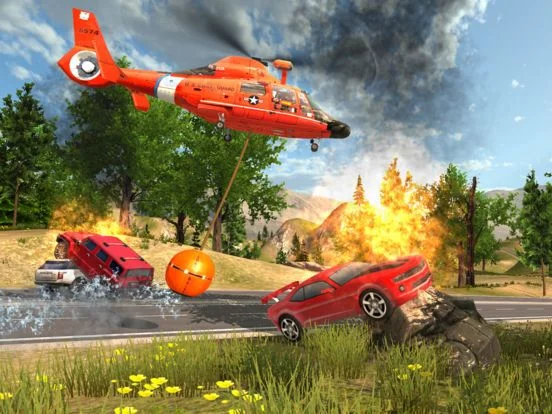 Изображение игры: Helicopter Rescue Simulator