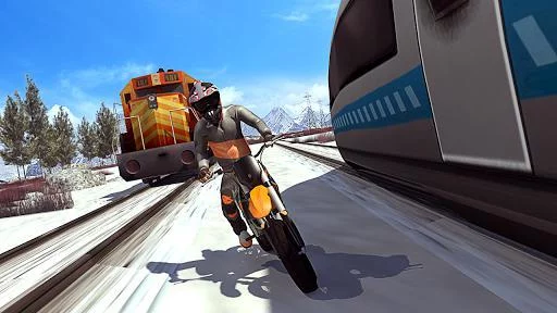 Изображение игры: Bike vs. Train