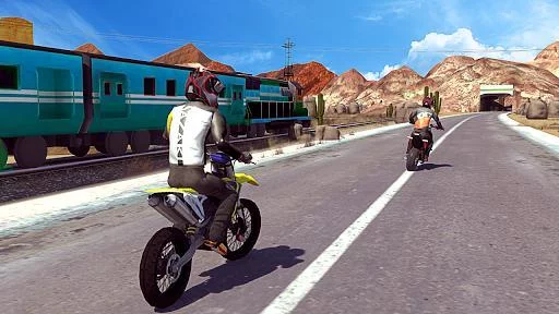Изображение игры: Bike vs. Train
