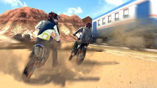 Изображение игры: Bike vs. Train