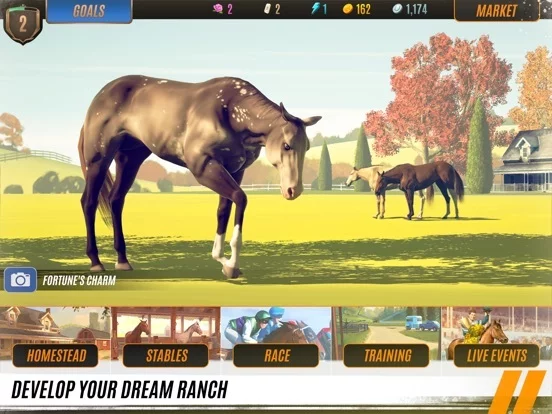 Изображение игры: Rival Stars Horse Racing