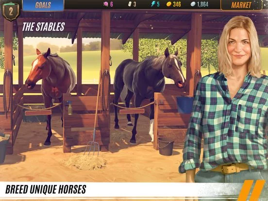 Изображение игры: Rival Stars Horse Racing