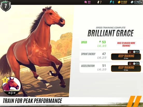 Изображение игры: Rival Stars Horse Racing