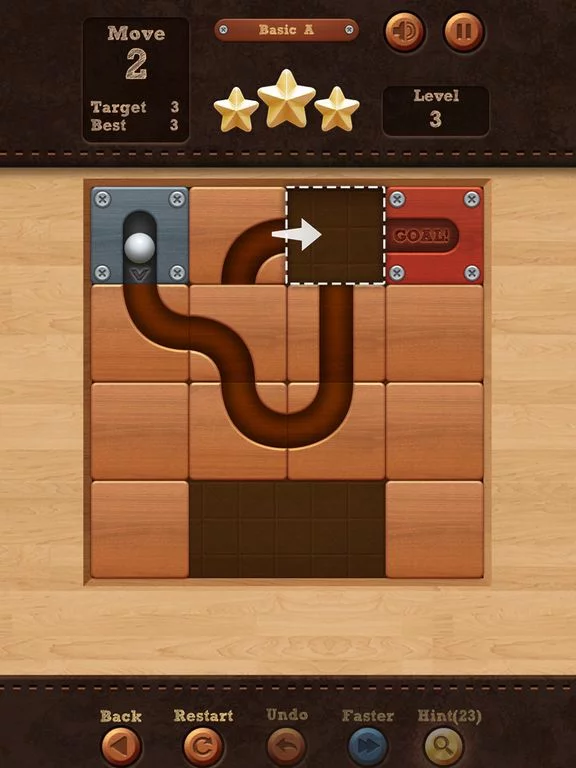 Изображение игры: Roll the Ball - slide puzzle