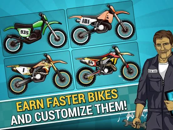 Изображение игры: Mad Skills Motocross 2