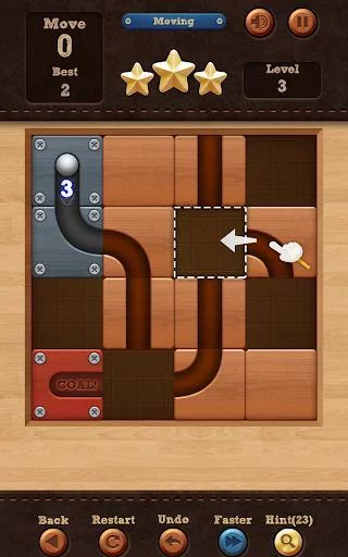 Изображение игры: Roll the Ball - slide puzzle