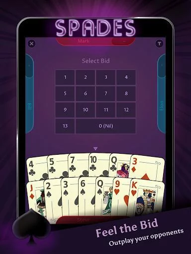 Изображение игры: Spades - Offline Free Card Games