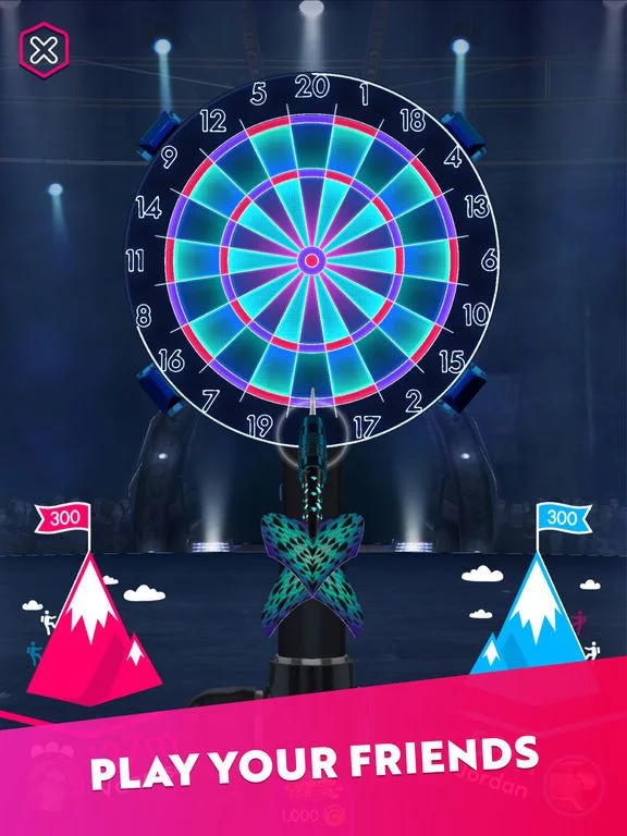 Изображение игры: Darts of Fury