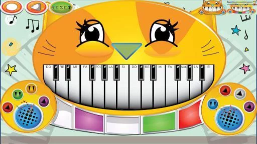 Изображение игры: Meow Music - Sound Cat Piano