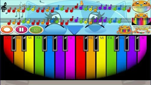 Изображение игры: Meow Music - Sound Cat Piano