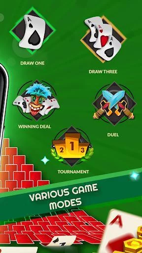 Изображение игры: Solitaire - Offline Card Games