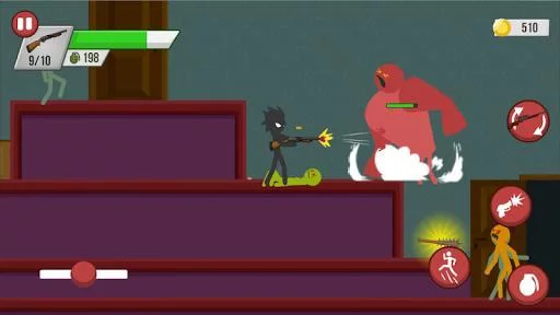 Изображение игры: Stickman Zombie Shooter - Epic Stickman Games