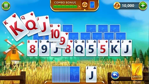 Изображение игры: Farmship: TriPeaks Solitaire