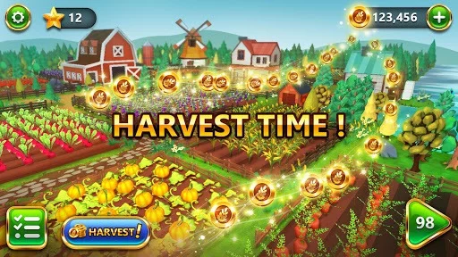 Изображение игры: Farmship: TriPeaks Solitaire