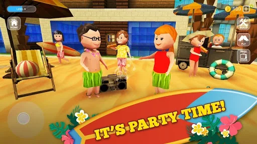 Изображение игры: Surfing Craft: Crafting, Stunts & Surf Games World
