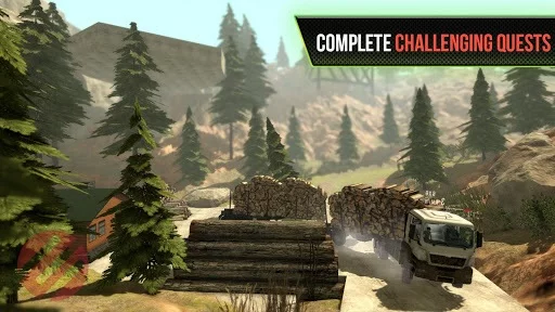 Изображение игры: Truck Simulator OffRoad 4