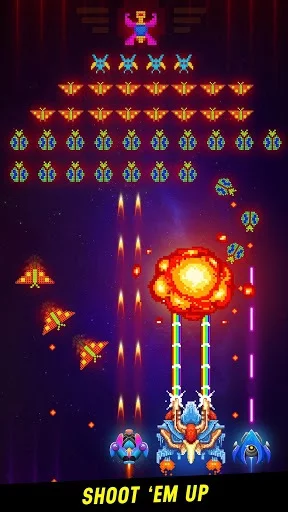 Изображение игры: Space Shooter: Galaxy Attack