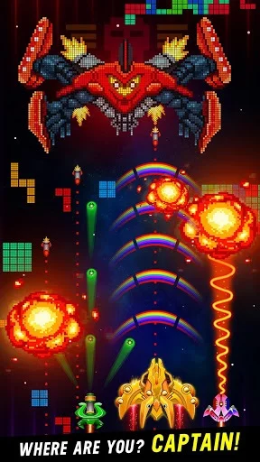 Изображение игры: Space Shooter: Galaxy Attack