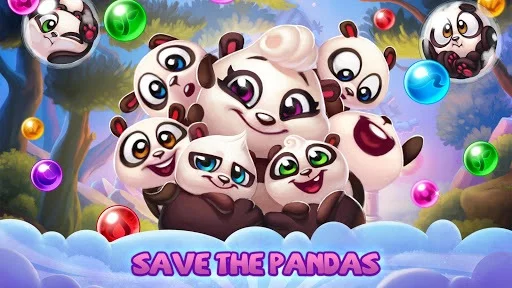 Изображение игры: Panda Pop! Bubble Shooter Saga & Puzzle Adventure