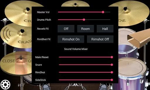 Изображение игры: Simple Drums Rock - Realistic Drum Set