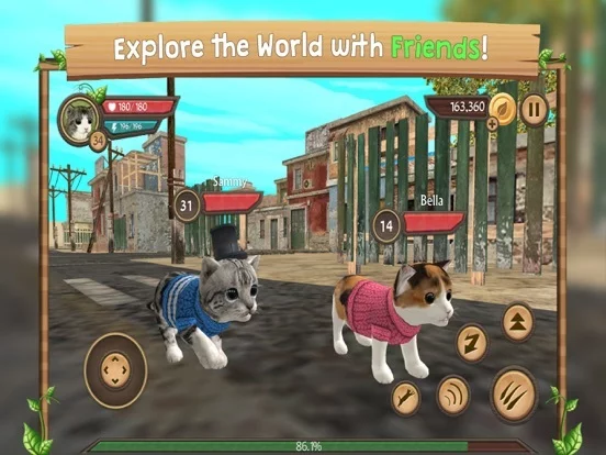 Изображение игры: Cat Sim Online: Play With Cats