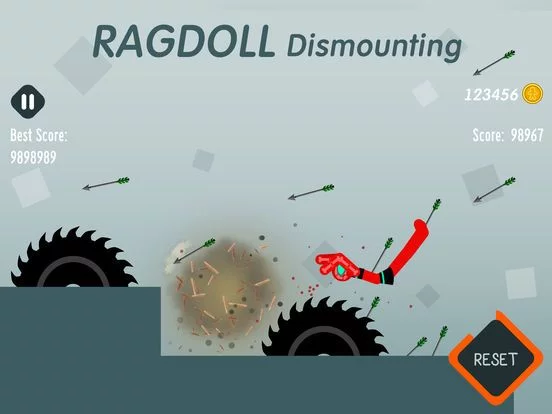 Изображение игры: Ragdoll Dismounting
