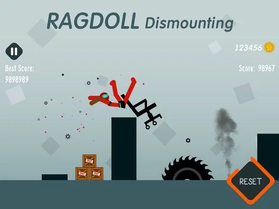 Изображение игры: Ragdoll Dismounting