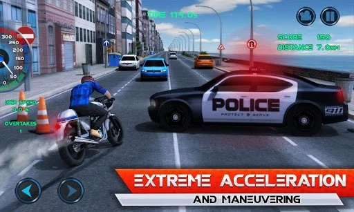 Изображение игры: Moto Traffic Race