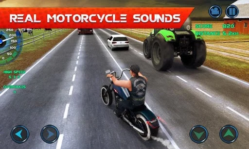 Изображение игры: Moto Traffic Race