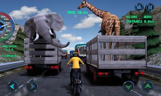 Изображение игры: Moto Traffic Race