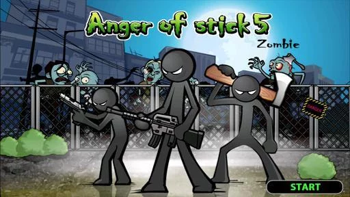 Изображение игры: Anger of stick 5: zombie