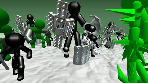 Изображение игры: Stickman Simulator: Zombie Battle