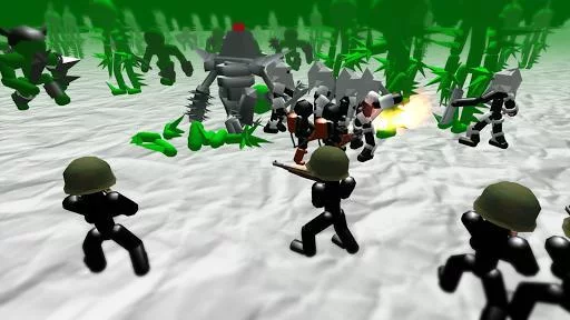 Изображение игры: Stickman Simulator: Zombie Battle
