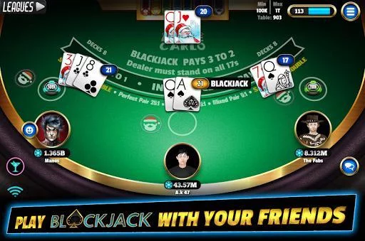 Изображение игры: BlackJack 21 - Online Blackjack multiplayer casino