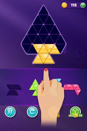 Изображение игры: Block! Triangle puzzle: Tangram
