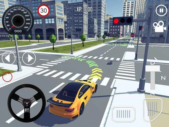 Изображение игры: Driving School 3D Simulator