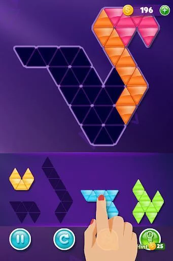 Изображение игры: Block! Triangle puzzle: Tangram