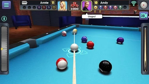 Изображение игры: 3D Pool Ball