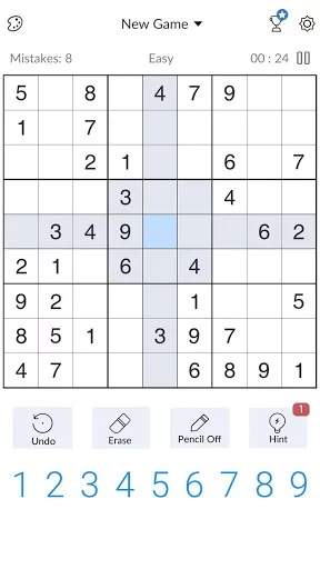 Изображение игры: Sudoku - Free Classic Sudoku Puzzles