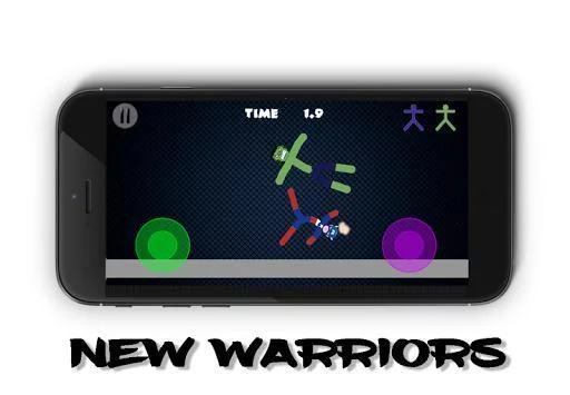 Изображение игры: Stickman Warriors Online