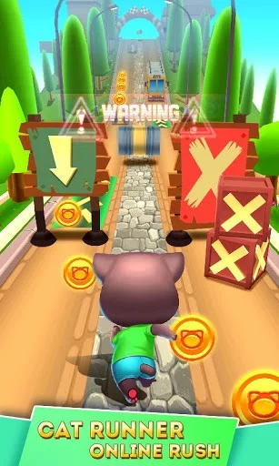 Изображение игры: Cat Runner: Decorate Home