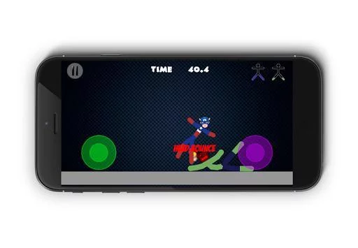 Изображение игры: Stickman Warriors Online