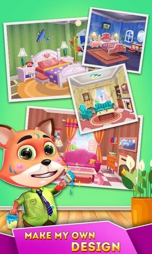 Изображение игры: Cat Runner: Decorate Home